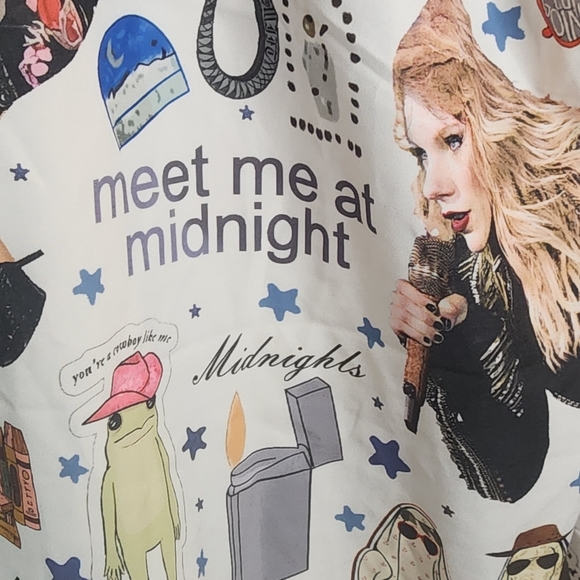 Taylor Swift Satin Pajama Pants sz S Swifty Sleep Eras Reputation Midnight 1989 - Picture 6 of 11